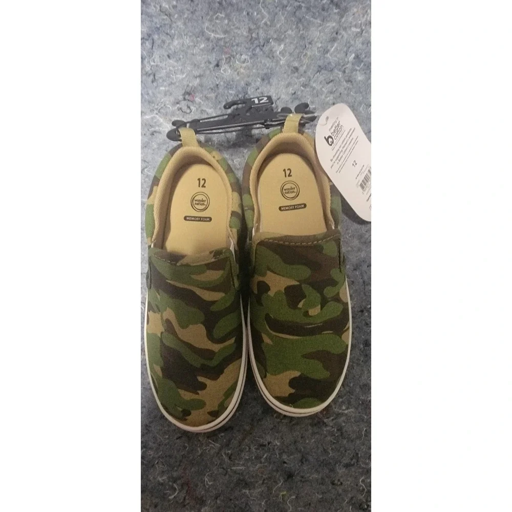Better Cotton Mass Balance BT WN Cas Slip On Camo Sneakers Size‎ 12